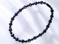 8mm径丸玉、12mm径カット玉ネックレス