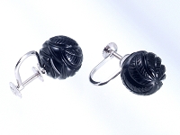 11.5mm径花珠イヤリング